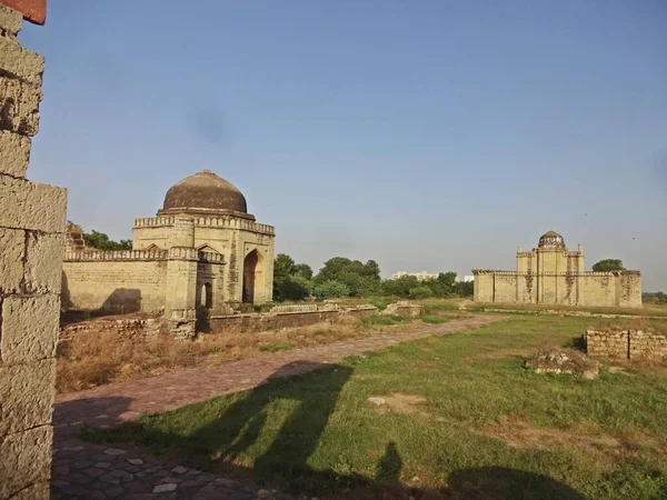 Group Tombs Mosques Jhajjar Haryana India — Foto de Stock