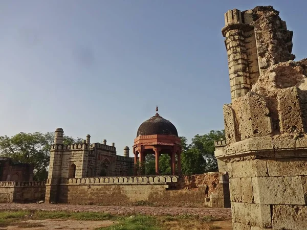 Group Tombs Mosques Jhajjar Haryana India — Zdjęcie stockowe