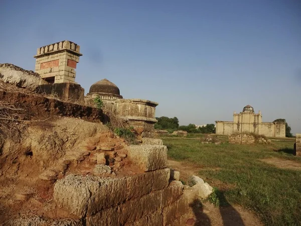 Group Tombs Mosques Jhajjar Haryana India — Foto Stock