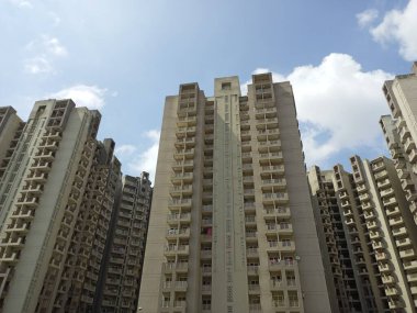 under construction high-rise building at new delhi