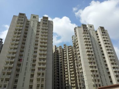 under construction high-rise building at new delhi