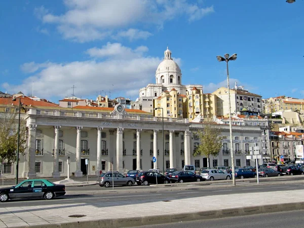 Лісабон Музей Армії Вигляд Проспекту Infante Dom Henrique Natioanal Pantheon — стокове фото