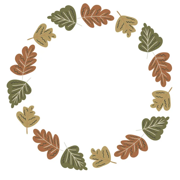 Sonbahar elementleri sıcak renklerde ve çelenkli. Sonbahar kartı, poster, logo, baskı vs. için vektör tasarımı. 