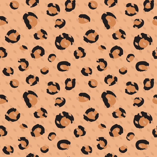 Безшовний візерунок гепарда тварин з точками . — стоковий вектор