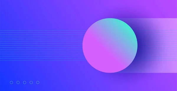 Cartaz Com Uma Esfera Moderna Gradiente Holográfico Gradiente Ilustração Bola —  Vetores de Stock