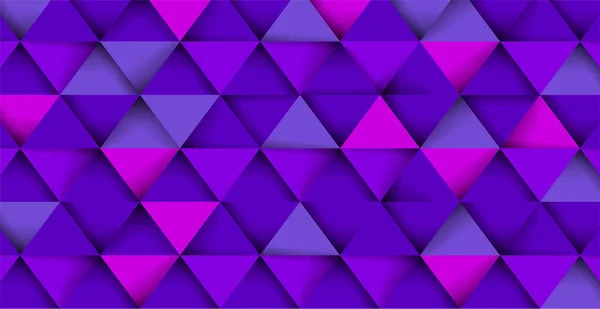 Abstract Geometrisch Patroon Net Van Gradiënt Driehoeken Geometrische Decoratieve Vectorpatronen — Stockvector