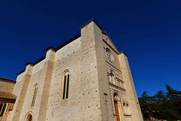 Medeltida Kyrkan San Francesco Prato Francis Perugia Historiska Centrum — Stockfoto