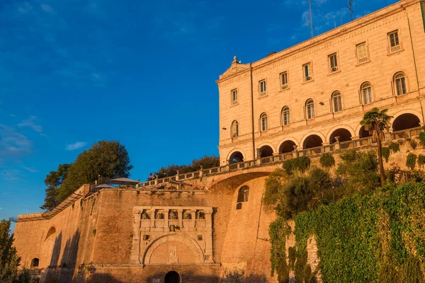 Rocca Paolina Erődítmény Romjai Perugia Most Nyilvános Földalatti Átjáró Felső Jogdíjmentes Stock Képek