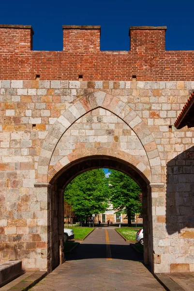 Porta Mare Puerta Del Mar Una Puerta Medieval Del Siglo —  Fotos de Stock