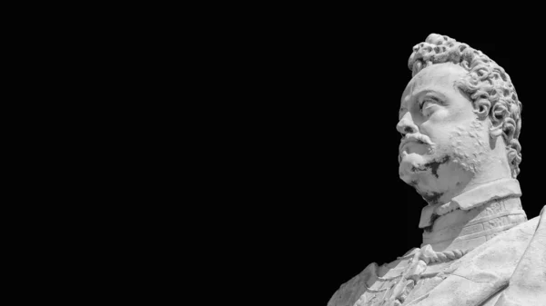 Ferdinando Medici Μέγας Δούκας Της Τοσκάνης Μαρμάρινο Άγαλμα Ανεγέρθηκε 1594 — Φωτογραφία Αρχείου