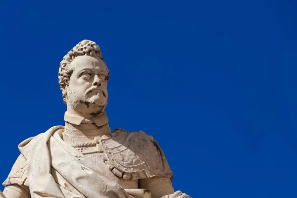 Фердинандо Медичи Великий Герцог Тосканы Мраморная Статуя Установленная 1594 Году — стоковое фото
