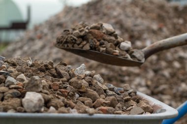 İnşaat malzemeleri için tramvay. Malzeme inşa etmek için tramvay. 