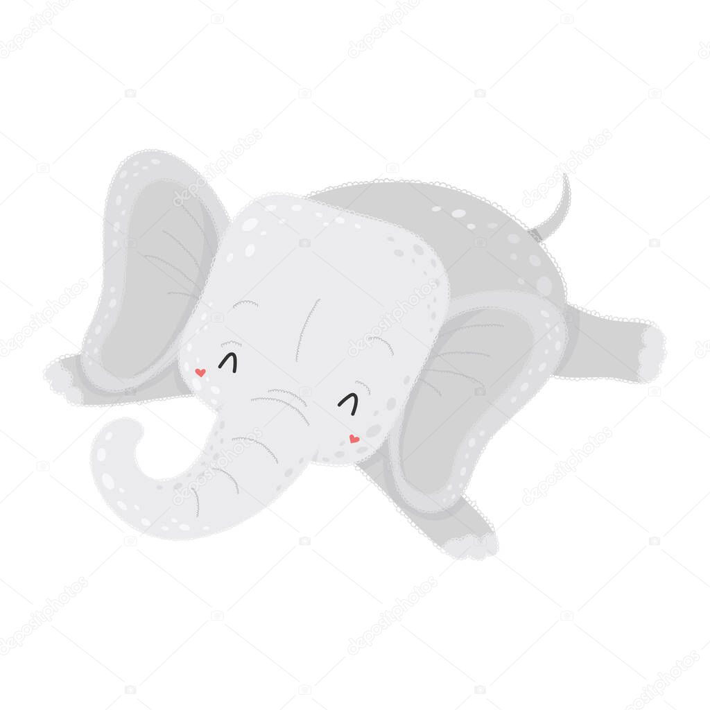 Vettoriale stockBellissimo Elefante Bambino Carino Stile Cartone Animato  Illustrazione Vettoriale Simpatico di ©ArtVarStudio #567195144, image size:1024x1024