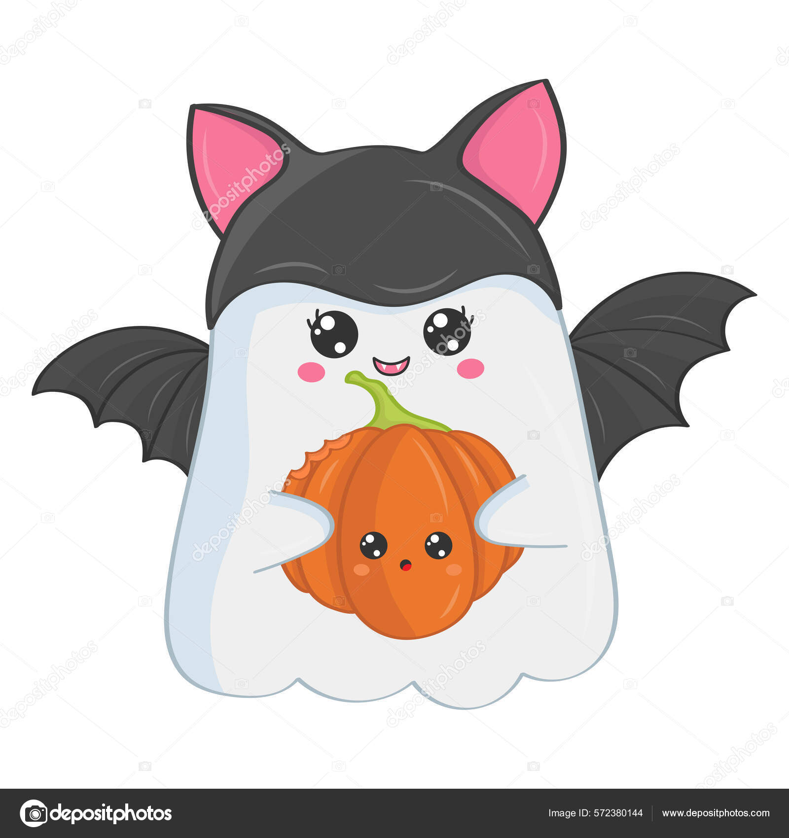 Como desenhar Vampiro Kawaii ❤ Desenhos de Halloween - Desenho