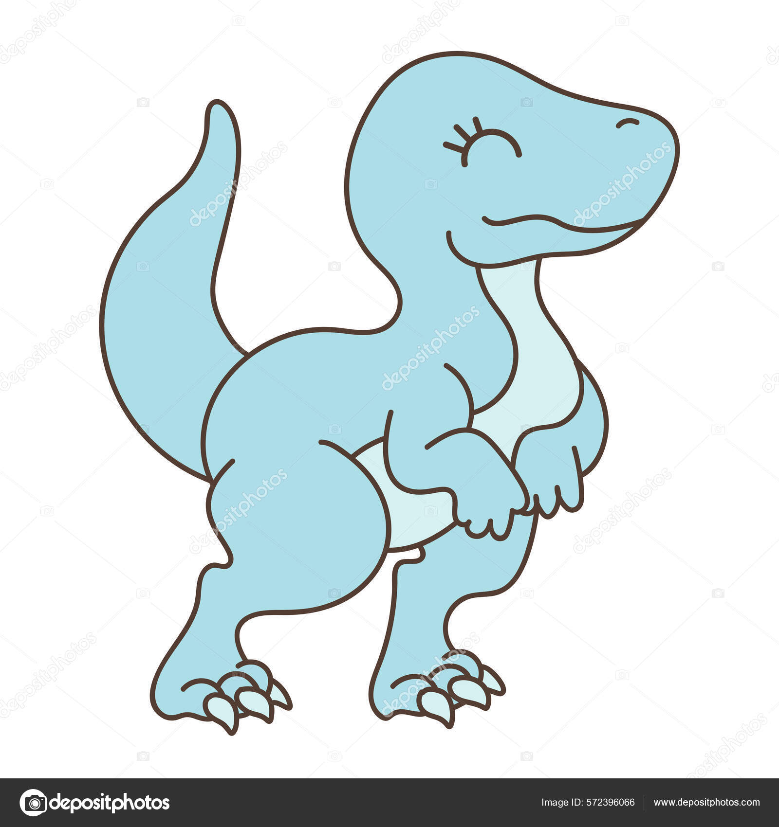 Dinossauro dos desenhos animados, tyrannosaurus rex, livro de