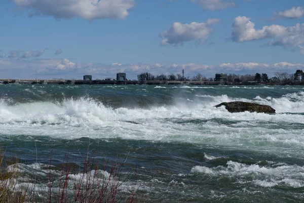 International Control Dam Niagara River — Stockfoto