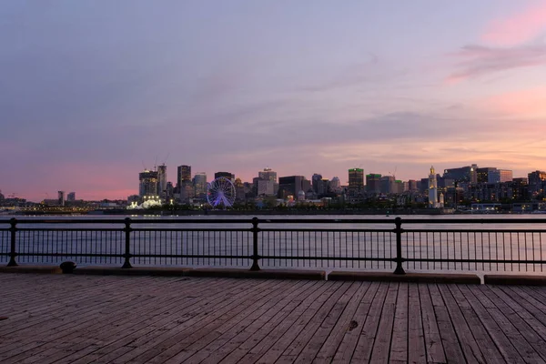 View Evening Waterfront Montreal 2022 — Stock Photo, Image