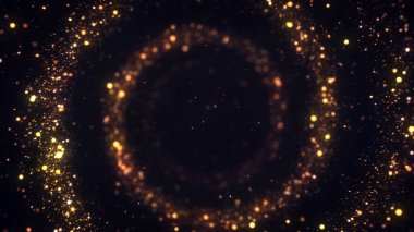 Altın Parçacıkları Arkaplanı, yüzen altın parçacıkları arkaplan