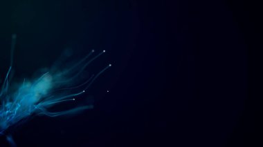 soyut aqua parçacık arkaplanı, Arkaplanda yüzen mavi parçacıklar