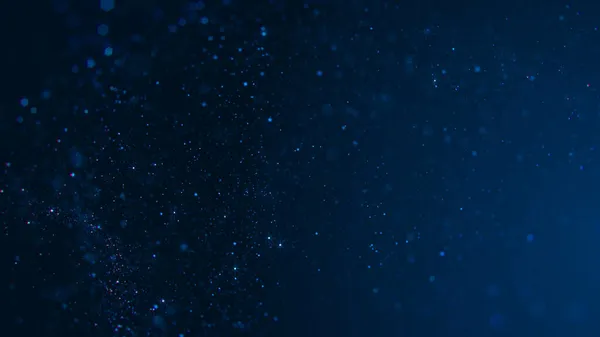 Arkaplanda süzülen Koyu Mavi Parçacıklar, mavi parçacık arkaplanı