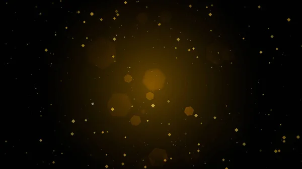 Färgglada Hexagon Motion Partiklar Bakgrund Animation — Stockfoto
