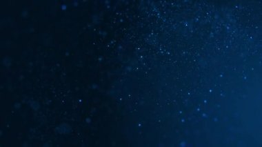 Arkaplanda süzülen Koyu Mavi Parçacıklar, mavi parçacık arkaplanı