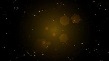 Renkli Altıgen Hareketi Parçacık Arkaplan Canlandırması