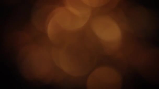 Bokeh Altın Parçacık Arkaplanı Altın Parçacıklar Bokeh — Stok video