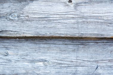 Hafif ahşap bir tahta dokusu. Tahta, güneş, rüzgar ve yağmur tarafından beyazlatılmış..