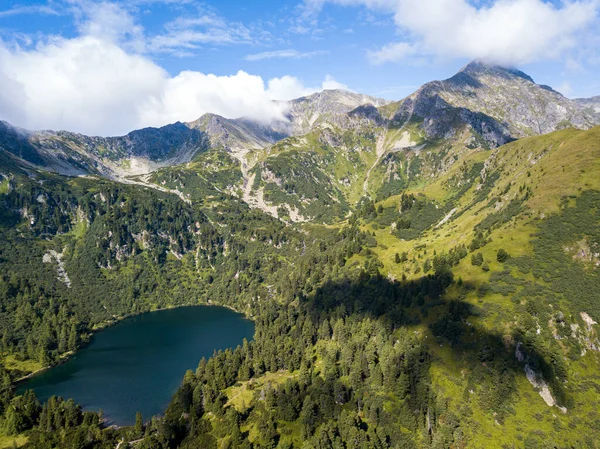 Bild Zeigt Einen Drohnenblick Auf Hauseck Der Steiermark Stockbild