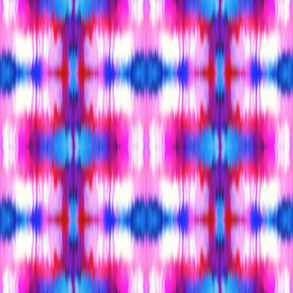 Оптический галстук калейдоскоп размытие текстуры фона. Бесшовный вымытый эффект симметрии. Ретро-геометрический зеркальный рисунок 80-х годов. Высокое разрешение и пляжная одежда