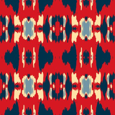 Eğlenceli pembe mavi beyaz el, pürüzsüz doku. Her yerde modern, parlak kadın mayosu modası var. Doodle funky soyut yaz plaj tarzı arka plan. Oyuncu yüksek kalite jpg örneği.