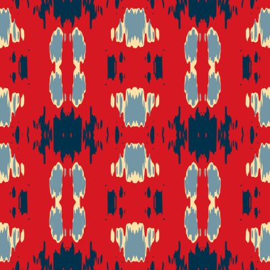 Eğlenceli pembe mavi beyaz el, pürüzsüz doku. Her yerde modern, parlak kadın mayosu modası var. Doodle funky soyut yaz plaj tarzı arka plan. Oyuncu yüksek kalite jpg örneği.