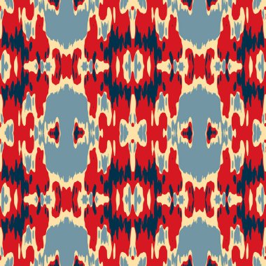 Eğlenceli pembe mavi beyaz el, pürüzsüz doku. Her yerde modern, parlak kadın mayosu modası var. Doodle funky soyut yaz plaj tarzı arka plan. Oyuncu yüksek kalite jpg örneği.