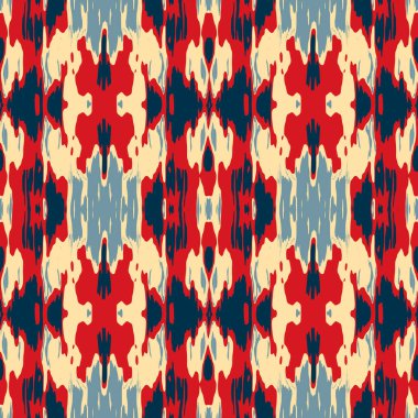 Eğlenceli pembe mavi beyaz el, pürüzsüz doku. Her yerde modern, parlak kadın mayosu modası var. Doodle funky soyut yaz plaj tarzı arka plan. Oyuncu yüksek kalite jpg örneği.