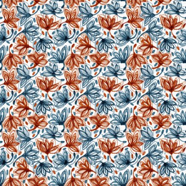 Sahil kulübesi mavi kırsal, pürüzsüz doku. Sahildeki el baskının üzerine batik etkisi çizmiş. Modern keten kaplamalı arka plan. Yüksek kaliteli jpg kumaşı.