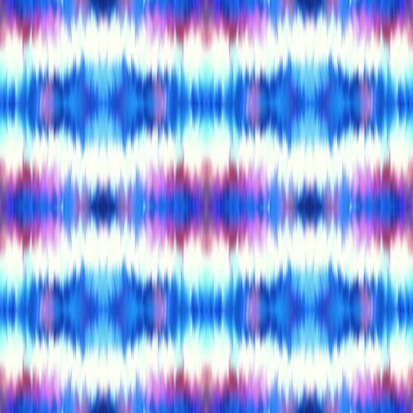 Оптический галстук калейдоскоп размытие текстуры фона. Бесшовный вымытый эффект симметрии. Ретро-геометрический зеркальный рисунок 80-х годов. Высокое разрешение и пляжная одежда