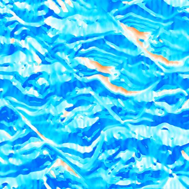 Dalgalı yaz boyası arka planı. Plaj mayosu için farklı renk karışımı, modaya uygun moda baskı. Boho dijital suluboya efekti damlatıyor. Yüksek çözünürlüklü, kusursuz desen materyali.