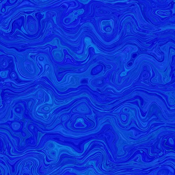 Egeïsche teal gevlekte werveling marmer nautische textuur achtergrond. Zomer kustleven stijl home decor. Vloeibare vloeistof blauw water stroom effect geverfd textiel naadloos patroon. — Stockfoto