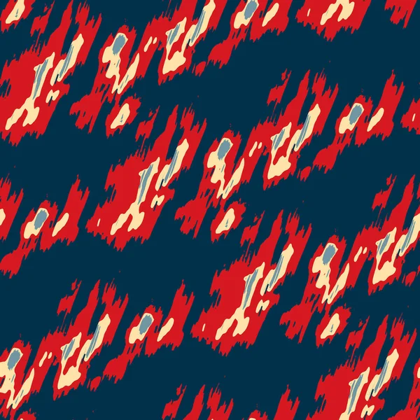 Gesprenkelt marine blau rot gelb nahtlose Textur. Moderne Retro-Badebekleidung mit Allover-Print. Memphis-Stil männlichen Grunge abstrakten Hintergrund. Hochwertige jpg swatch. — Stockfoto