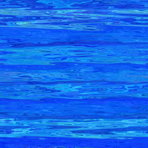 青い水は、航海のテクスチャの背景を渦巻く斑。夏の沿岸の生活様式の家の装飾。ターコイズブルーの液体の流れ効果を波。流体動き繊維シームレスパターン. — ストック写真