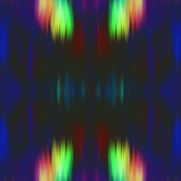 Optische Kaleidoskope verwischen den Hintergrund der Textur. Nahtlos ausgewaschener Symmetrie-Ombre-Effekt. Retro geometrisches Spiegelmuster im Stil der 80er Jahre. Hohe Auflösung Strand tragen Mode Textil — Stockfoto
