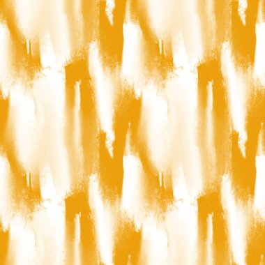 Mavi sarı desenli boya fırçası deseni. Sahilde yaşayan tekstil kumaşları için modern kusurlu, kusursuz bir arka plan. El yazısı, sanatsal suluboya tarzıyla basılmış.. 