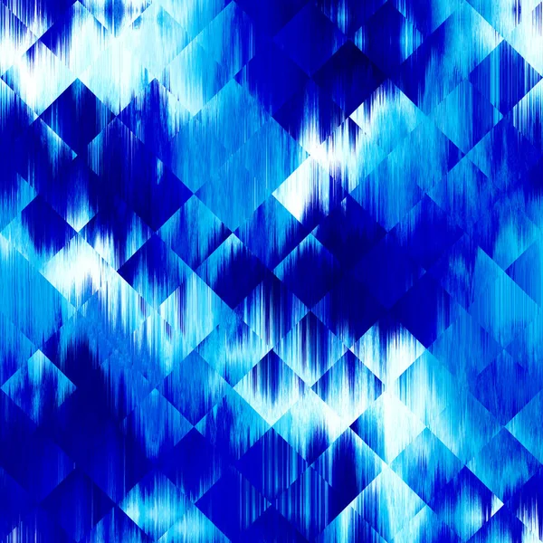Optical glitch tie dye geometric texture background. Seamless liquid flow effect material. Modern wavy wet wash variegated fluid blend pattern.