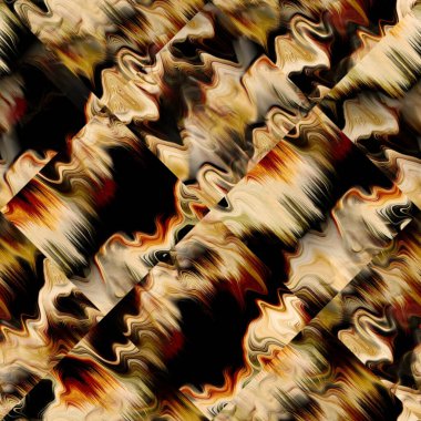 Optik arıza kravat boyası geometrik doku arka planı. Kusursuz sıvı akış etkisi materyali. Modern dalgalı ıslak yıkama çeşitli sıvı karışımı deseni. 