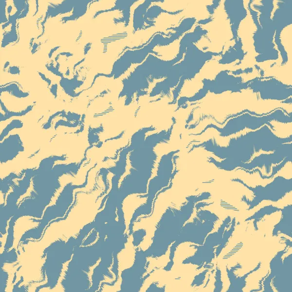 Neutrale hellblau-gelb nahtlose abstrakte Textur. Modernes Küstenleben überall auf der Welt. Unregelmäßige weiche Möblierung bedeckt Grunge-Hintergrund. Hochwertige jpg swatch. — Stockfoto
