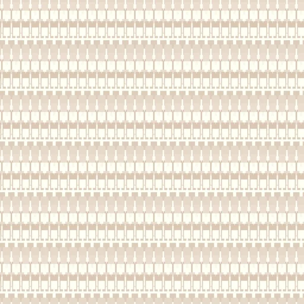 Minimal ecru jute plain vertical stripe texture pattern. Two tone washed out beach decor background. Modern rustic brown sand color design. Seamless striped distress shabby chic pattern. — Stock Photo, Image