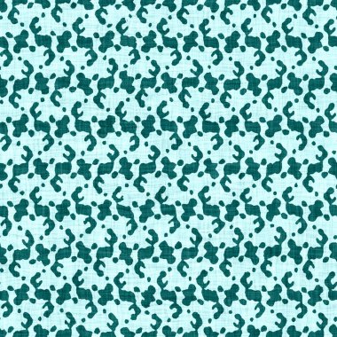 Ege 'nin deniz mavisi kırığı, rustik kumaş dokusu. Yaz mevsimi kıyı yaşam tarzı. Açık turkuaz mavi kumaş, tekstil dikişsiz desen oluşturur. Sahil evi kumaşlarını yıkadım.. 