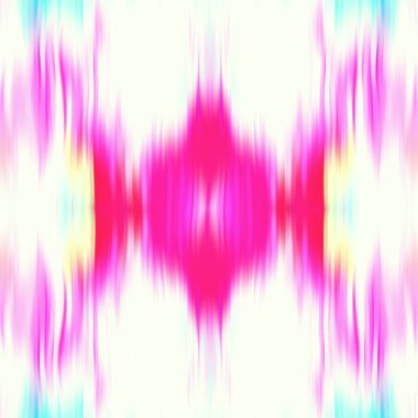 Optik kaleydoskop bulanık doku arka planı. Kusursuz simetri ombre etkisi geçti. 80 'lerin stili eski geometrik ayna deseni. Yüksek çözünürlüklü plaj tekstili