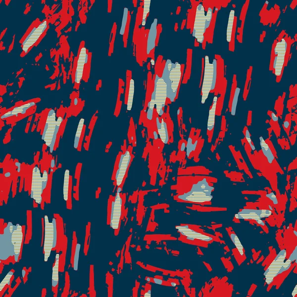 Klasik deniz mavisi, kırmızı, sarı, dikişsiz doku. Modern retro-yüzme modadan izler giyer. Memphis tarzı maskülen grunge soyut arka plan. Yüksek kaliteli jpg kumaşı.